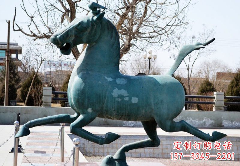 太原艺术品马踏飞燕铜雕塑