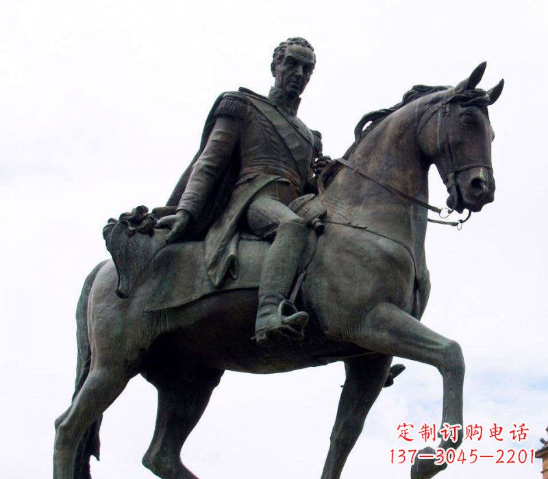 太原中领雕塑:西方风格骑马铜雕