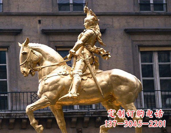 太原中领雕塑:高端骑马凯撒雕塑