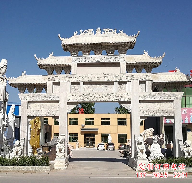 太原广场石雕牌坊:品质卓越的牌坊雕塑