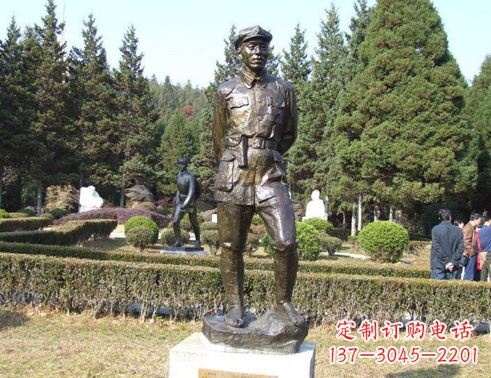 太原铜雕解放军战士,荣誉的象征