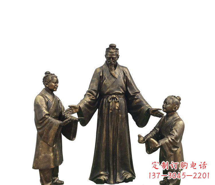 太原精美铜雕孔融雕塑,温柔释放你的情怀