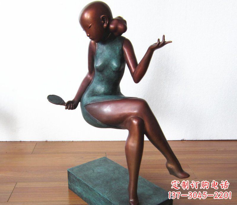 太原高雅美女铜雕，展现优雅唯美