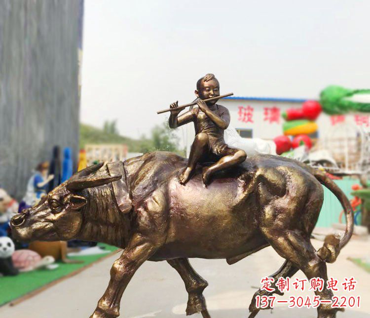 太原牧童铜雕:唤醒温暖的旅程