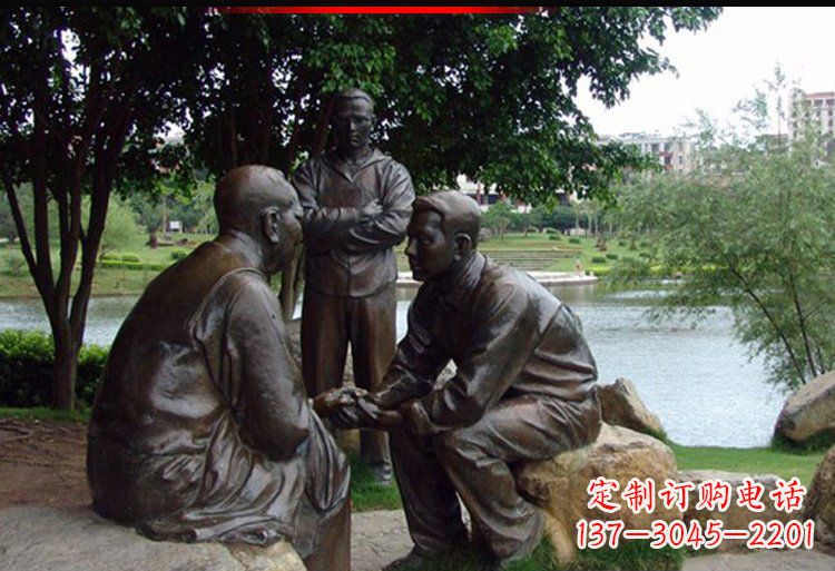 太原中领雕塑:精美老人雕塑