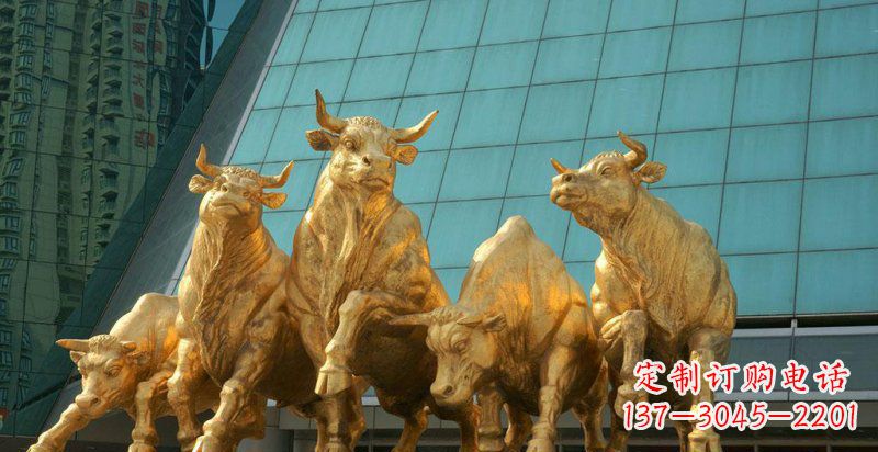 太原五牛铜雕,装点你的家居空间