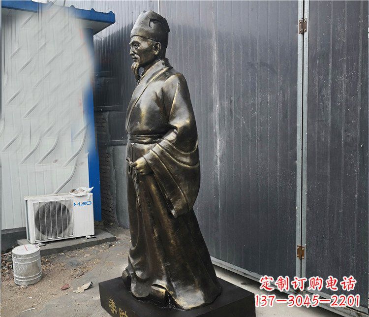 太原广场铸铜李时珍医学者雕塑