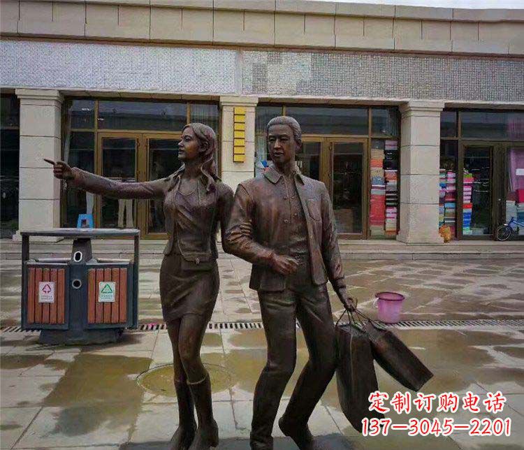太原唯爱永恒:情侣雕塑