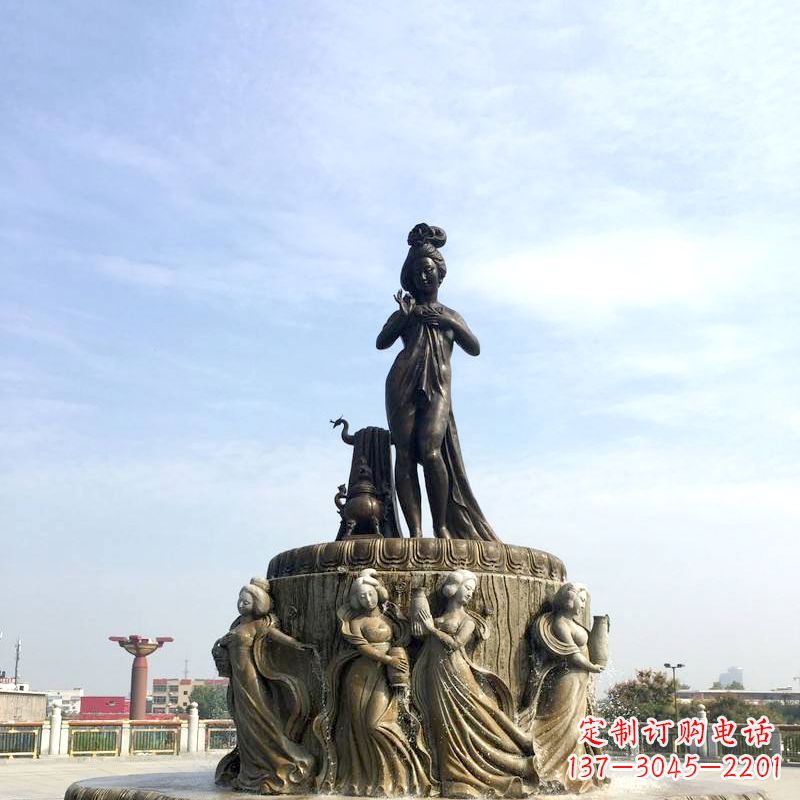 太原贵妃出浴景观雕塑,打造大象魅力