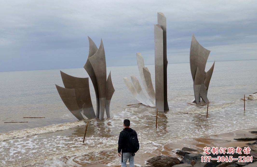 太原海洋船帆雕塑——送给宁静海滩的时刻
