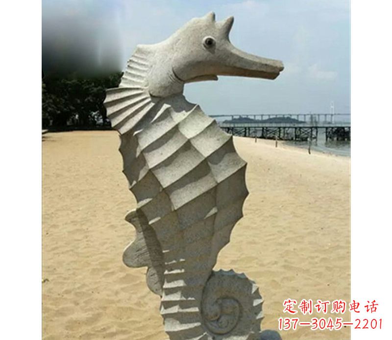 太原海马雕塑,海边景观装饰精美雕刻