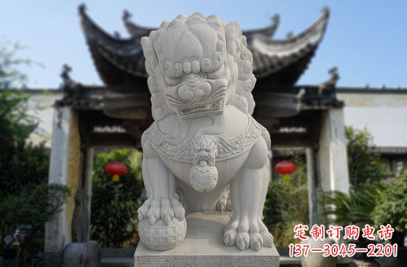 太原仿故宫狮子石雕,精心打造文化艺术之作