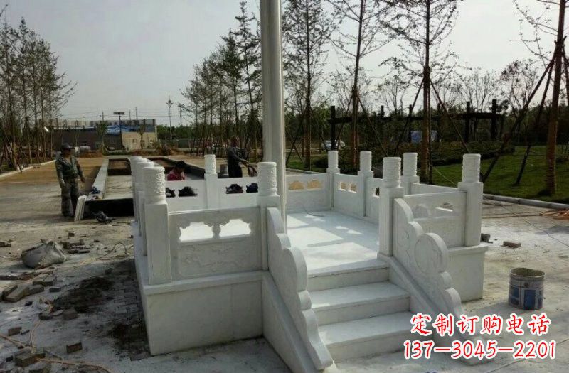 太原高端汉白玉国旗台石雕,让您的祖国熠熠生辉