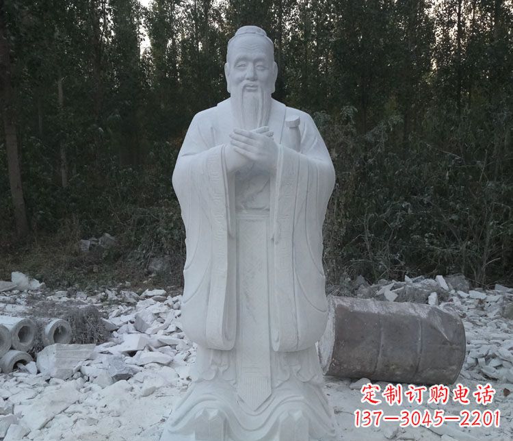 太原传承中国文化的孔子雕塑