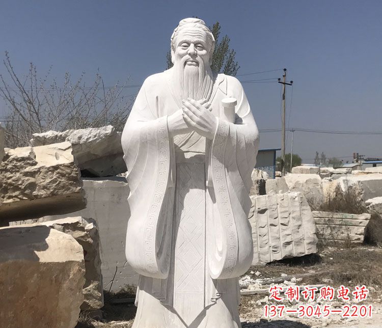 太原儒雅中国风孔子雕塑