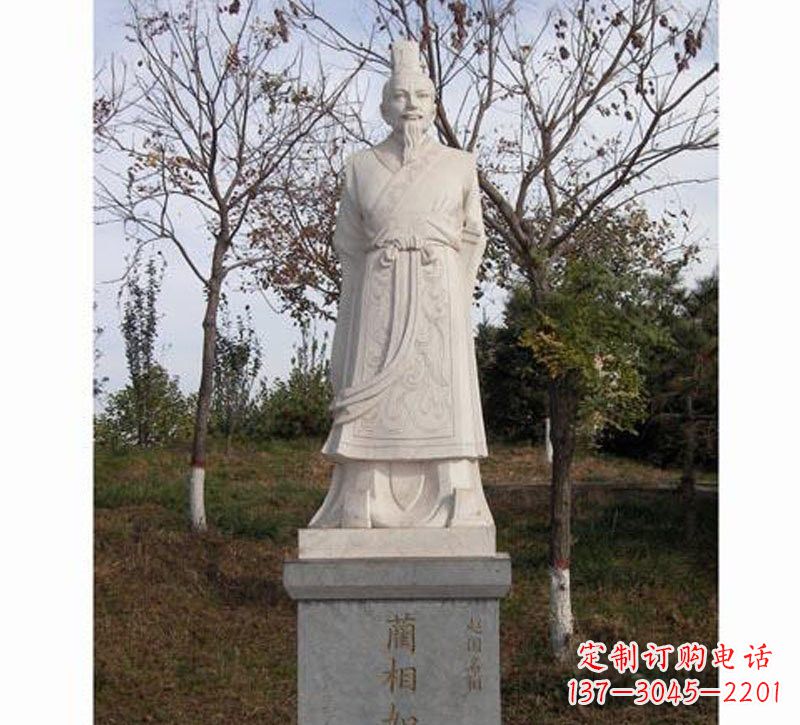 太原领雕塑:精致古代名人石雕