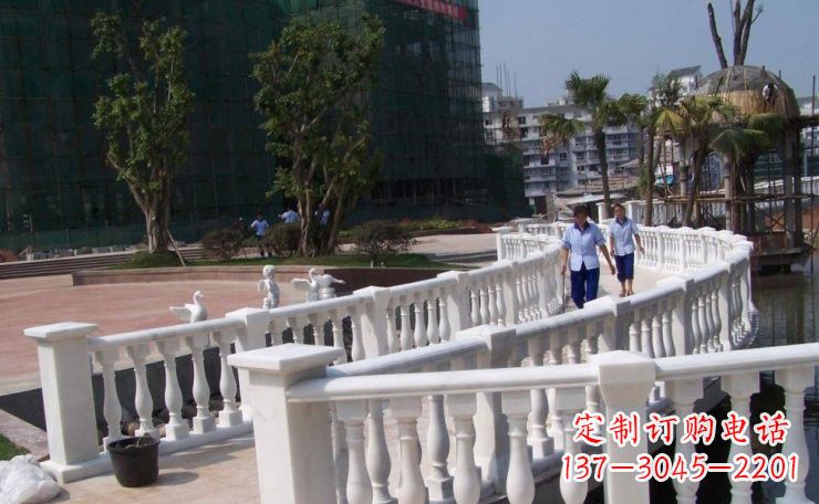 太原美轮美奂的汉白玉欧式栏杆雕塑