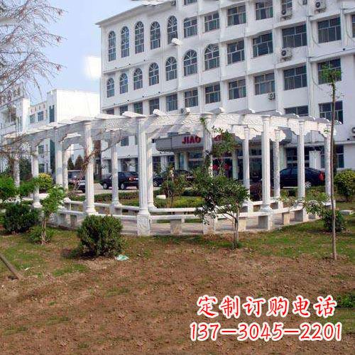 太原汉白玉雕花架，完美融合欧式石雕