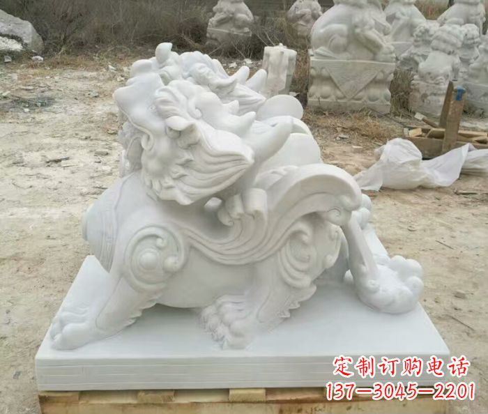 太原精美貔貅门口招财石雕