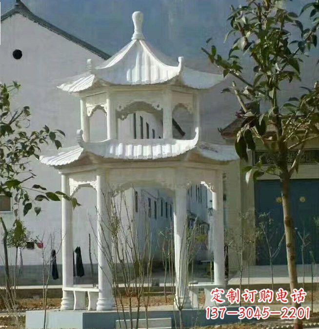 太原汉白玉凉亭雕塑,为您打造完美的艺术空间
