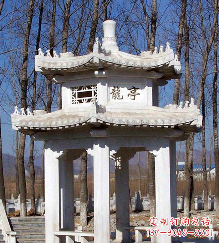 太原合肥双层石雕凉亭,助您畅享凉爽景致