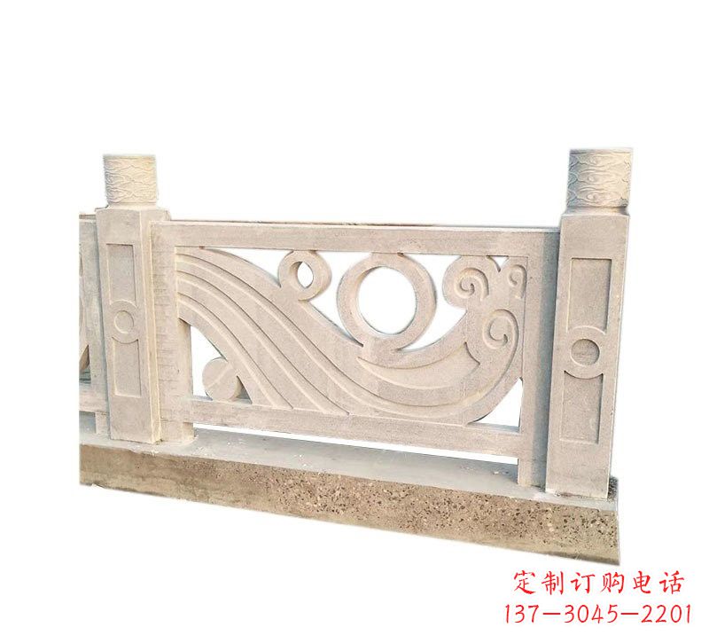 太原精美石栏板雕塑，点缀河边桥梁的美丽