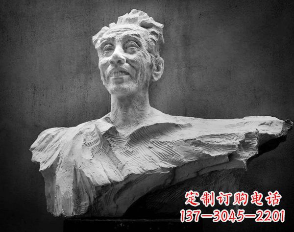 太原贺绿汀石雕头像——致敬中国当代音乐传奇
