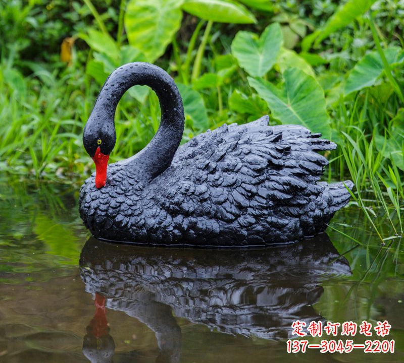 太原优美雕塑,精致天鹅雕塑