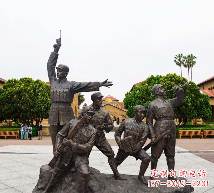 太原铭记红军英勇|红军纪念雕塑