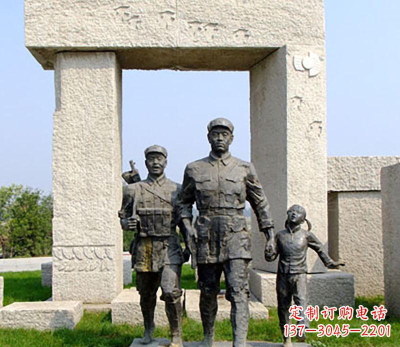 太原红军公园雕塑,精致而独特