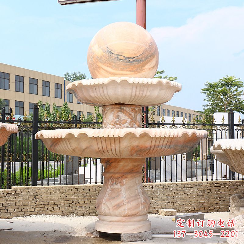 太原湖南石雕风水球,传统工艺与现代美学完美结合