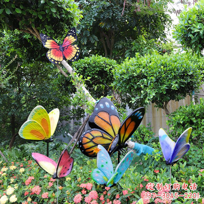太原蝴蝶玻璃钢仿真雕塑