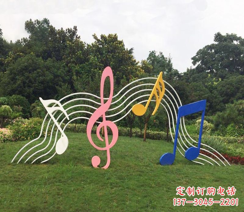 太原户外不锈钢音符