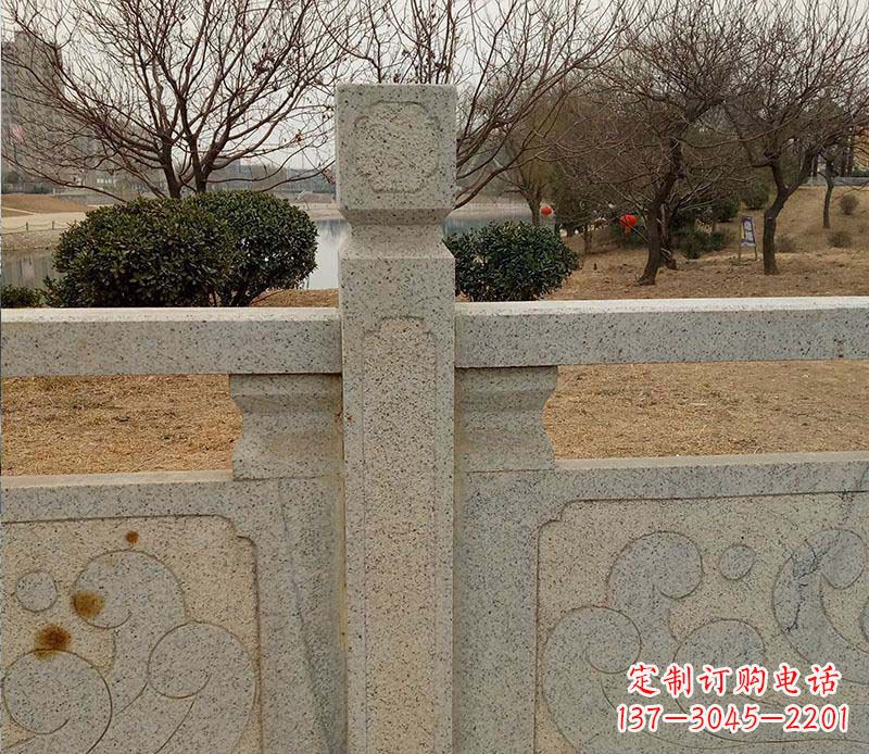 太原户外大理石栏板石雕 (2)