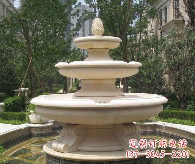 太原丰富精美的喷泉石雕