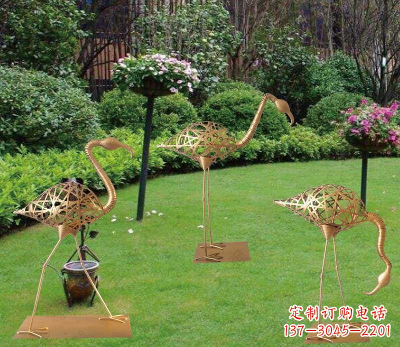 太原逼真大型火烈鸟雕塑