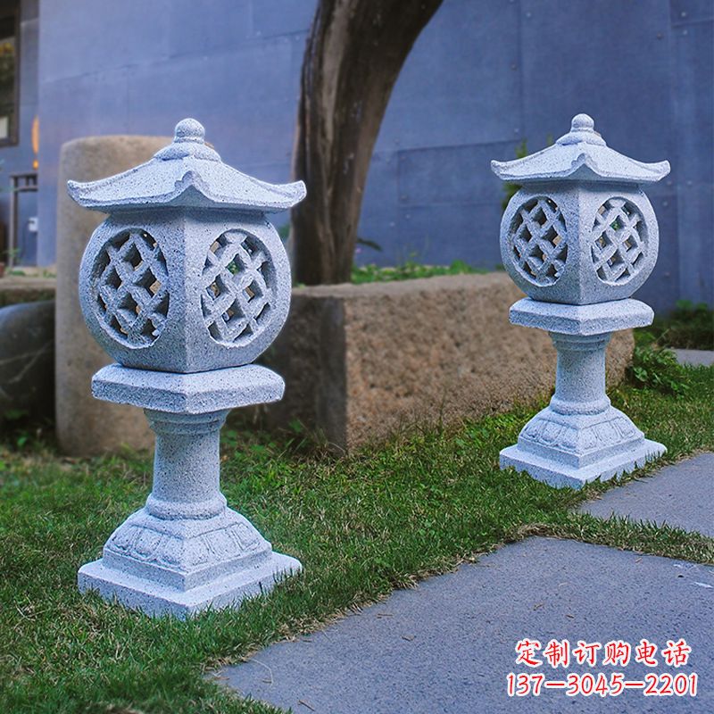 太原花岗岩石灯笼雕塑——点缀家园,照亮晚宴