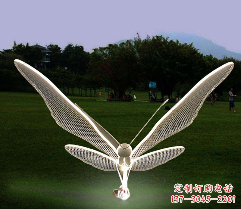 太原花园不锈钢装饰蝴蝶雕塑