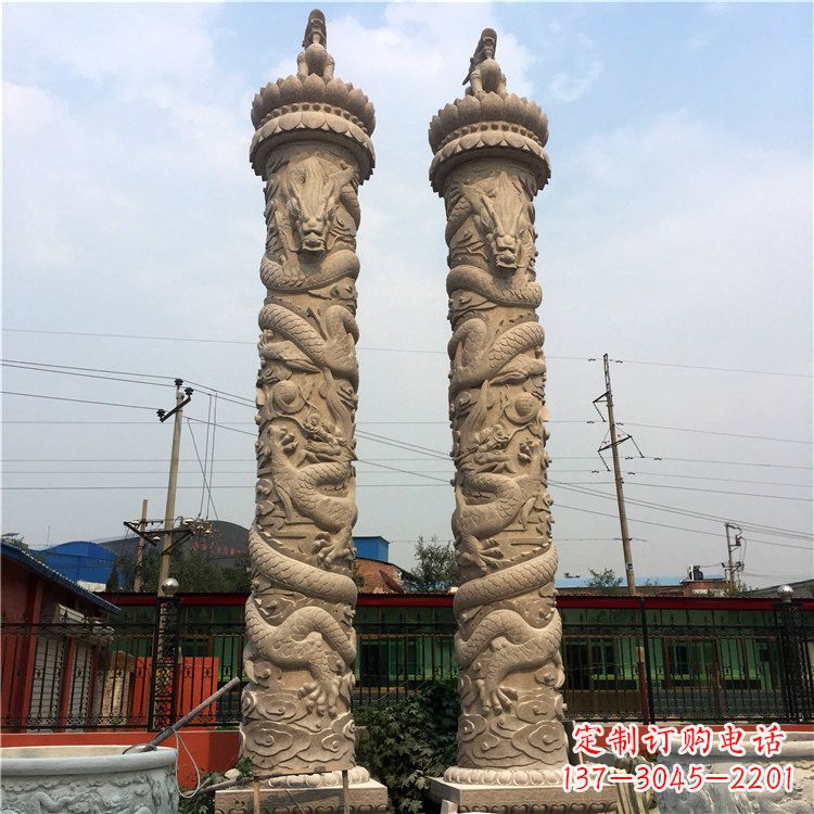 太原中领雕塑华表龙柱,极致艺术精品