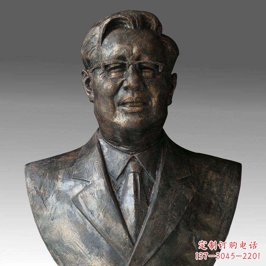 太原华罗庚铜雕头像