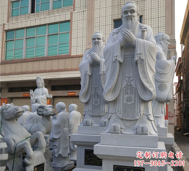 太原华农孔子像,传承文明之美