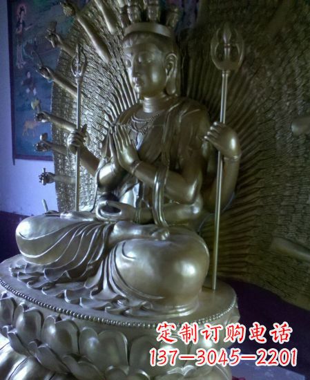 太原中领雕塑:高质量黄铜佛像雕塑
