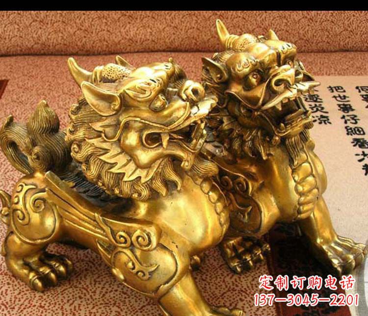 太原超级定制麒麟雕塑,尊享贵族尊贵