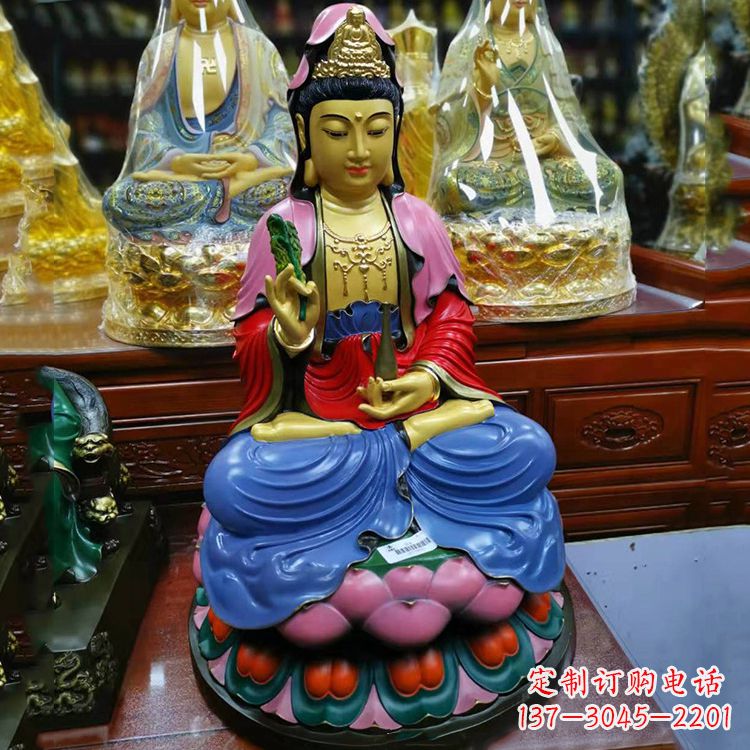 太原黄铜观音雕像,让您的家居增添神秘感