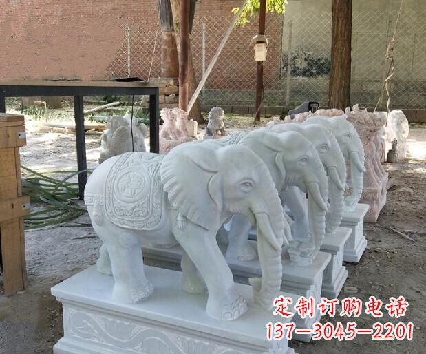 太原美轮美奂的大象雕塑