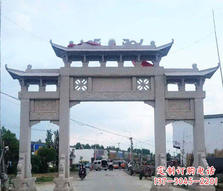 太原中领雕塑,传承传统,卓越牌坊雕塑