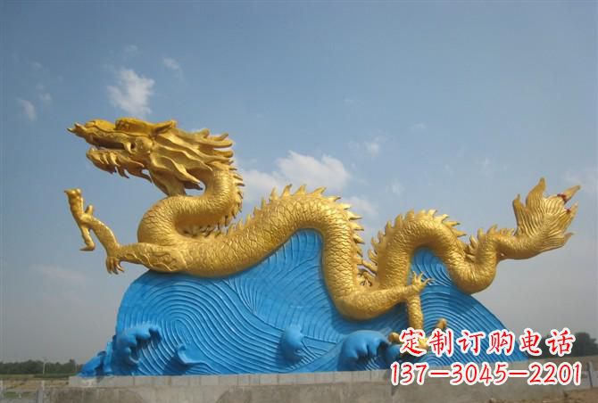 太原金雕之王——中领雕塑龙雕塑