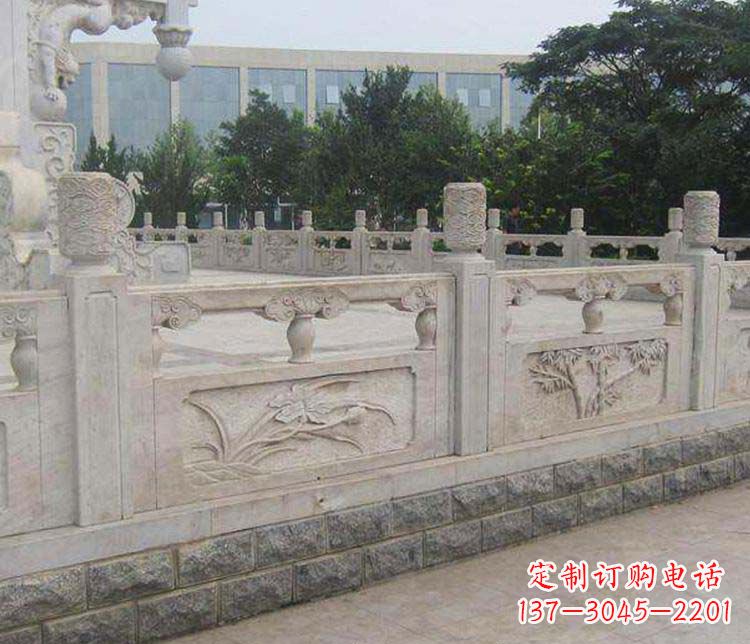 太原中领雕塑:精美石材栏板雕塑