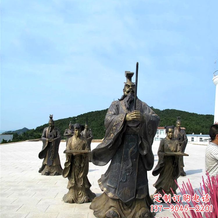 太原中领雕塑——汉武帝刘彻祭天情景雕塑