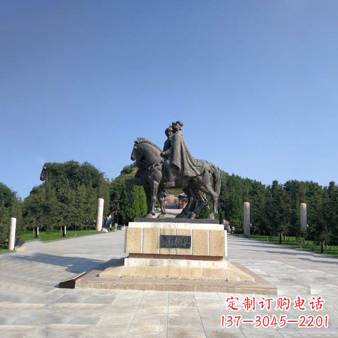 太原王昭君雕塑,象征传承君臣之义